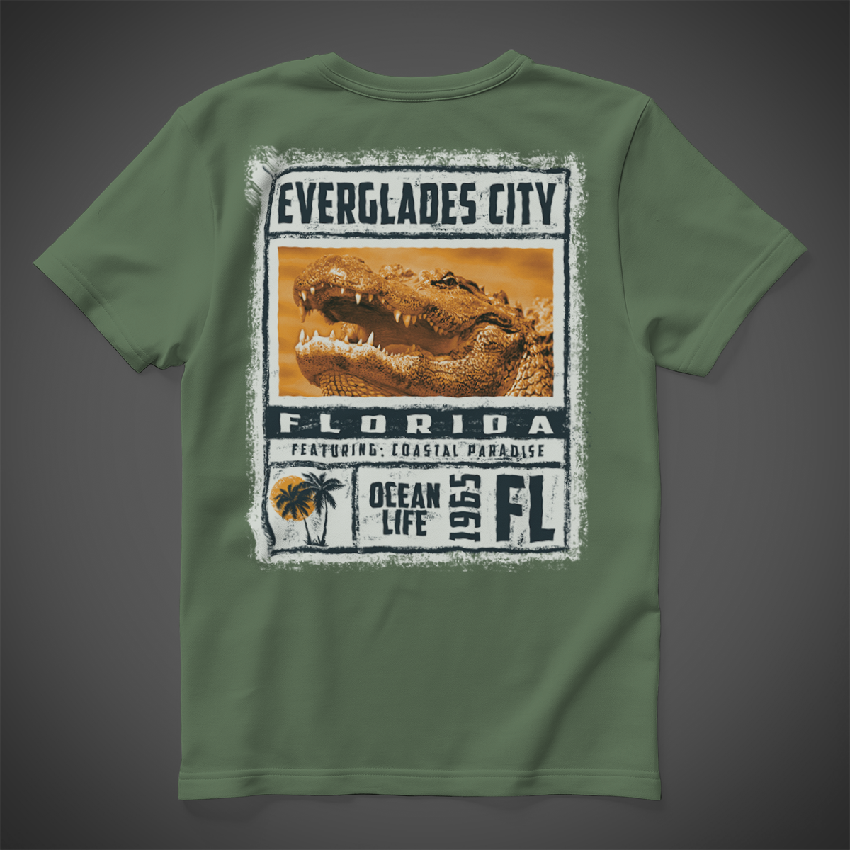 BEACH — GATOR POSTER